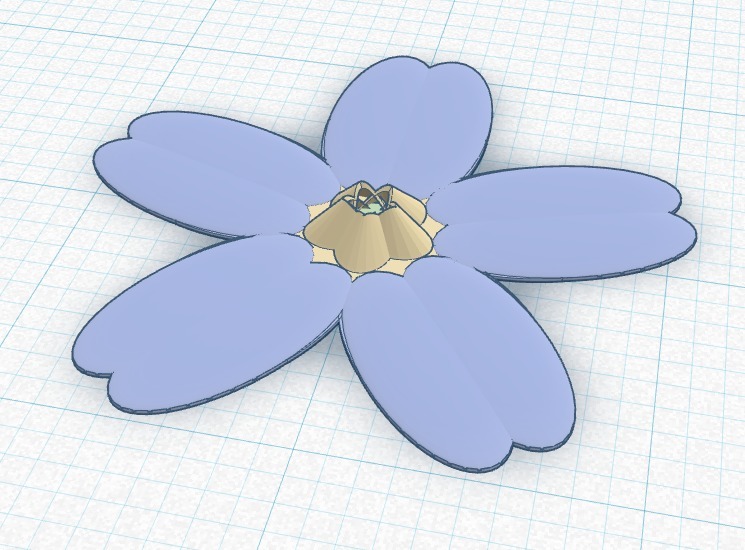 Forget Me Not Lapel Pin