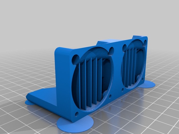 Makerbot Replicator 2x Filament Fan Duct w/Magnets!!
