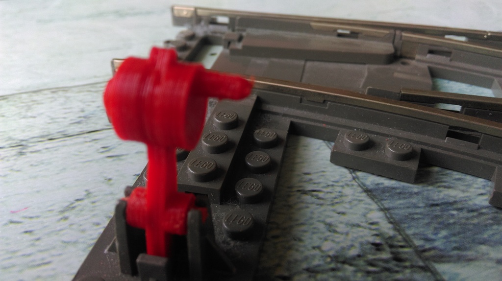 Lego train exchange handle 