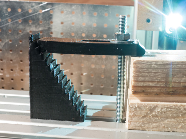Parametric clamping blocks with stairs for CNC