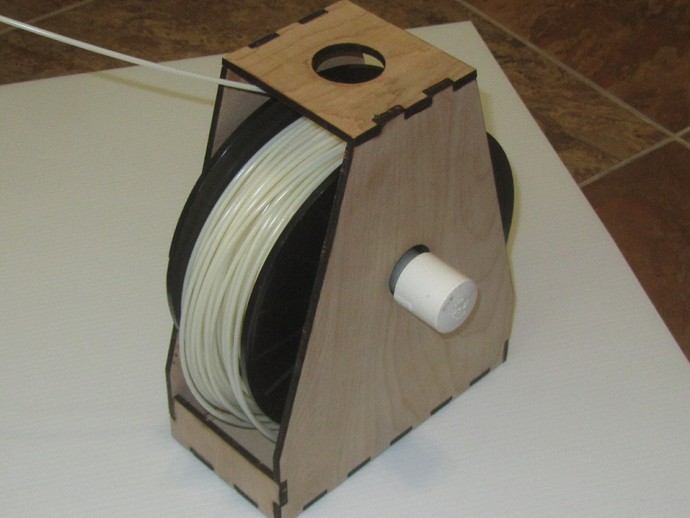Filament holder.  My lasered design.