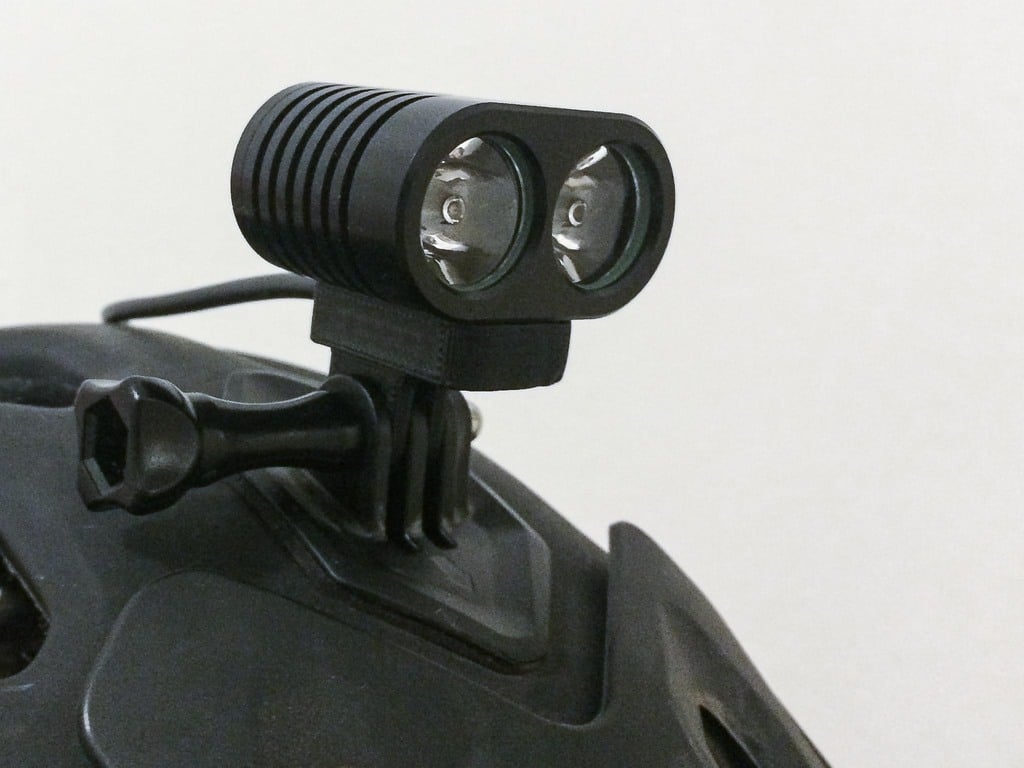 UltraFire XML LED flashlight GoPro adapter