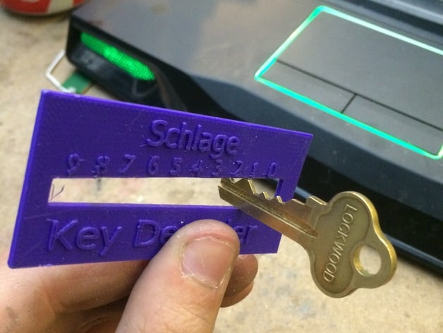Key Decoder For Duplicating House Keys