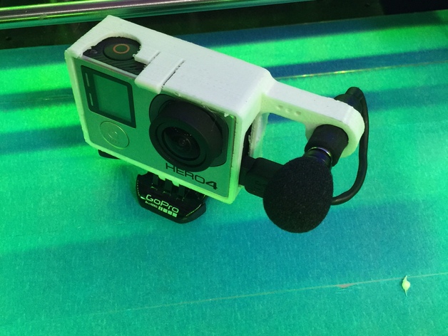 GoPro 4 Housing with External Microphone