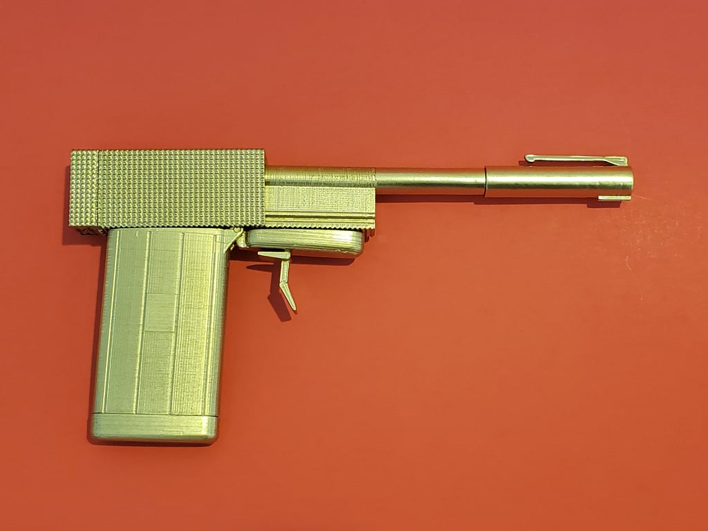 The Golden Gun of Francisco Scaramanga (from James Bond "The Man with the Golden Gun")