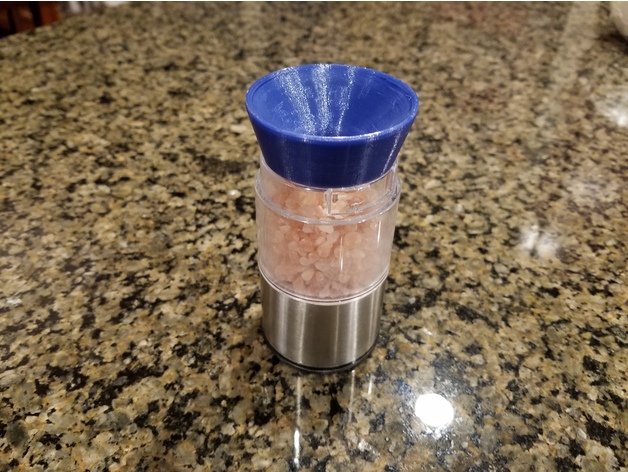 Salt/Pepper grinder funnel