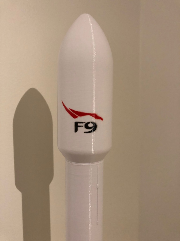 Stencil Falcon 9 Logo
