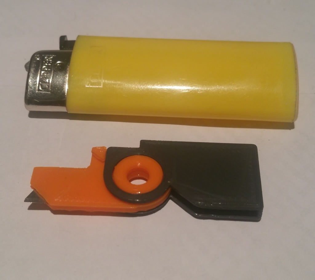 Micro Foldable Box-Cutter Keychain (33x17mm)