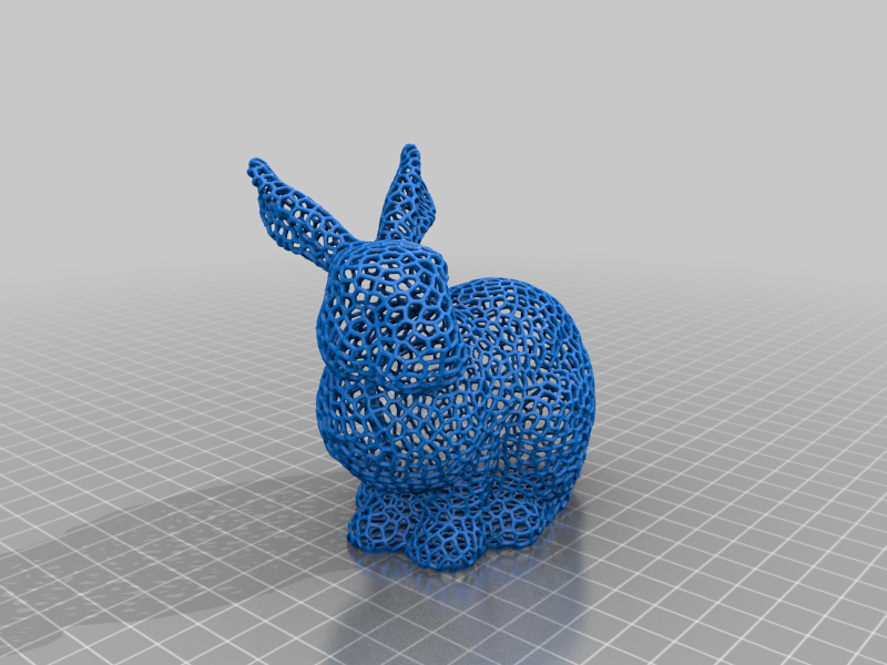 Voronoi Easter Bunny FIXED