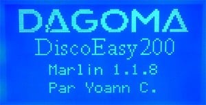 Marlin 1.1.8 pour DiscoEasy200 avec Ecran
