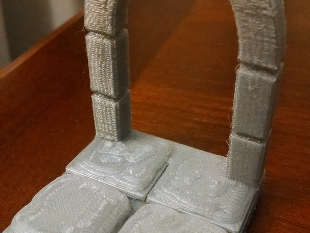 Stone Dungeon Floor with Arched Doorway (OpenForge compatible)