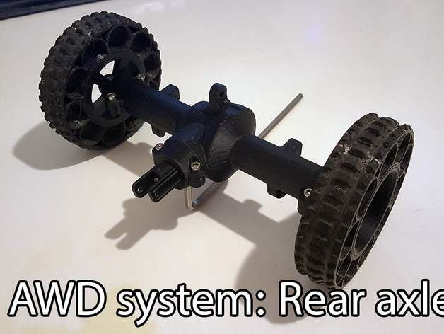 rc car rear differential