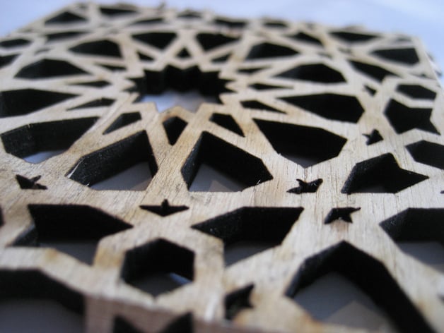 Islamic Pattern Lasercut Box