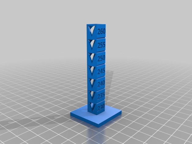 My Customized Temp Calibration Tower