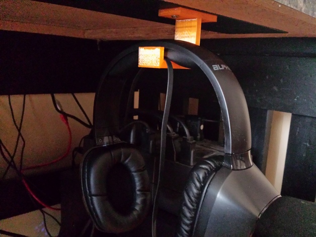 Under Desk Headphone Hook