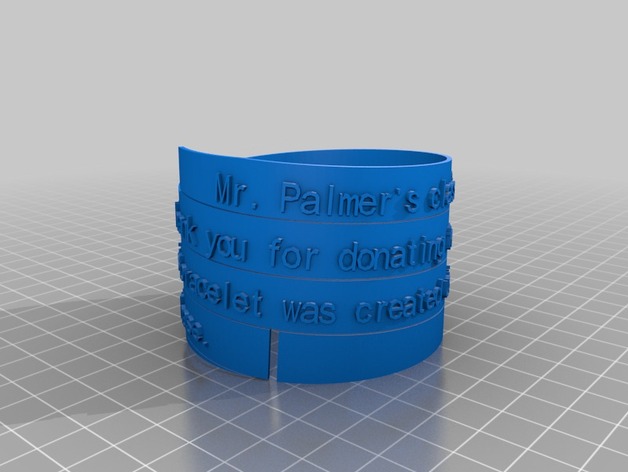 Palmer: Thank you bracelet