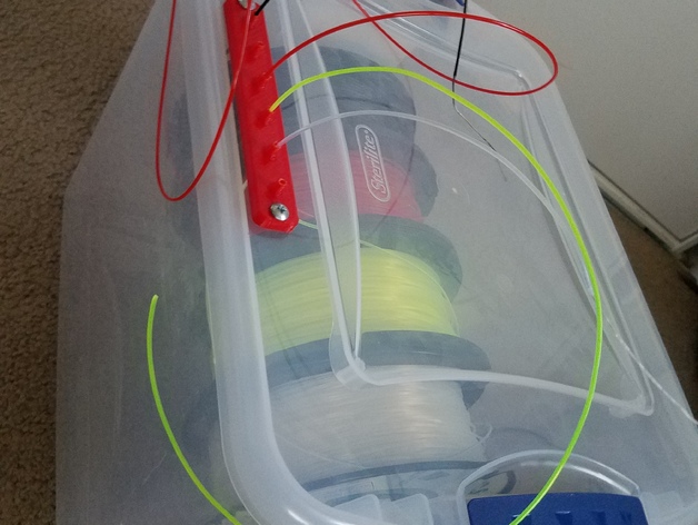 3D printing filament storage pole holder and Feeder