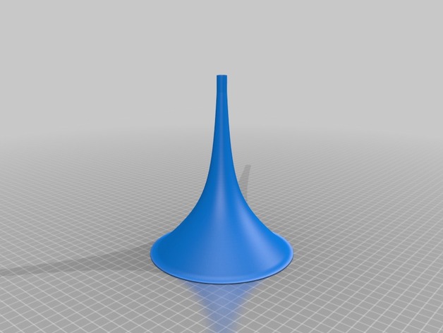 NEXTFILA - 3D printed gramophone horn - straight
