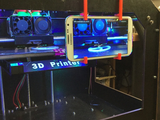 Galaxy Note 2 Phoneholder for CTC 3D Printer