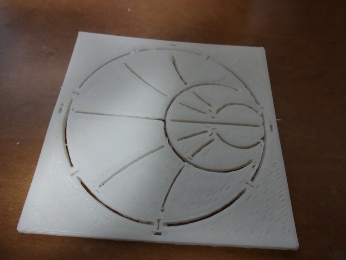 Smith chart template (or Smith chart coaster)