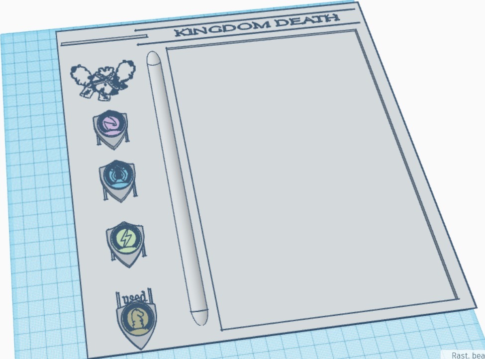 Kingdom Death Monster Survivor Board Sliders
