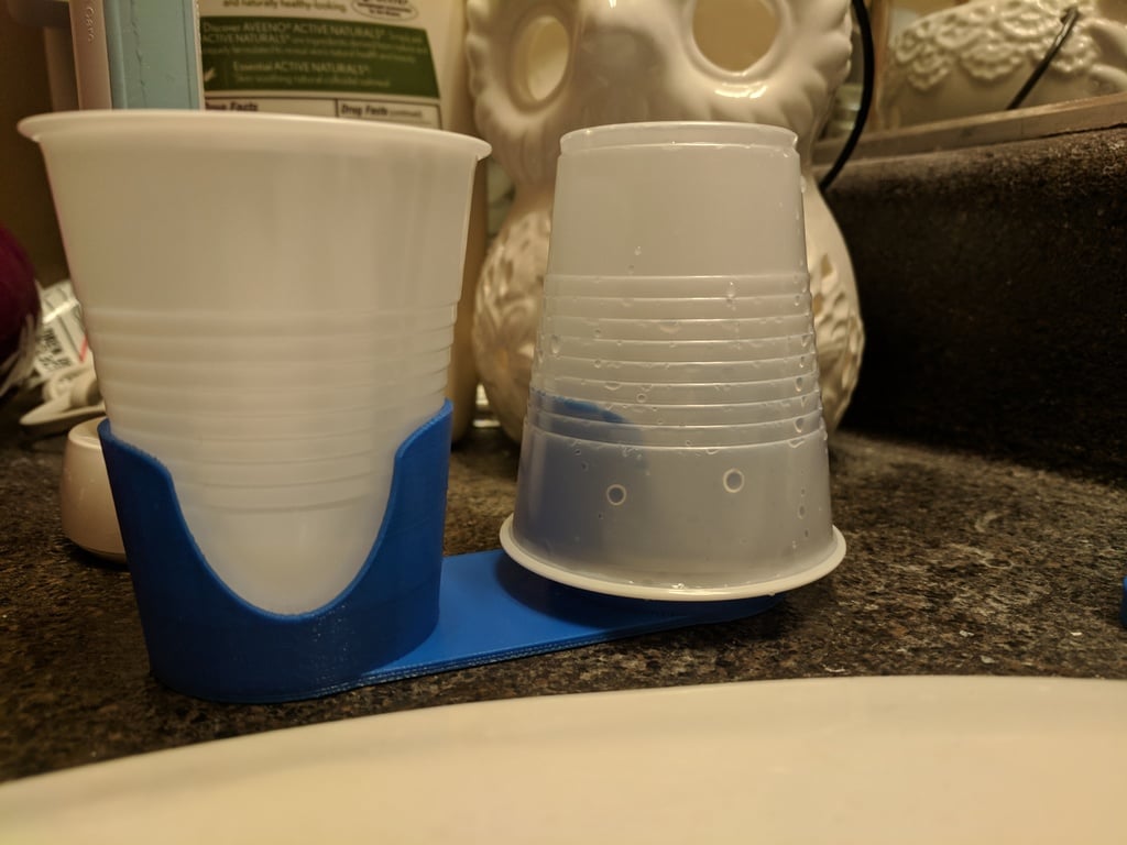 Reusable Toothbrush Dixie / Solo Cup Holder