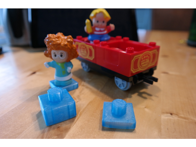 Lego Duplo adapter to Fisher Price Little People