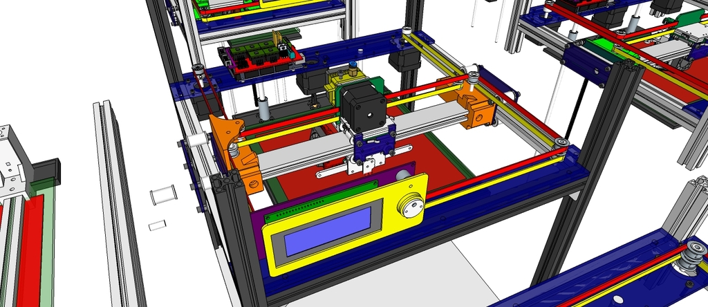 PANDORA Jr. DXs - DIY 3D Printer - 3D Design Concept
