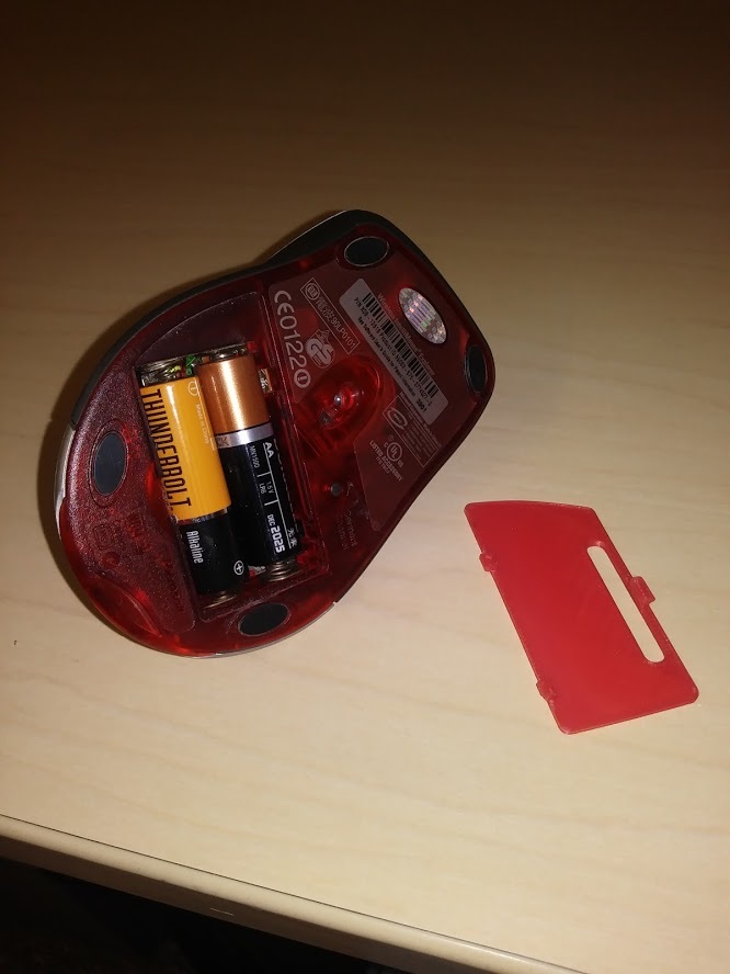 mouse battery cover