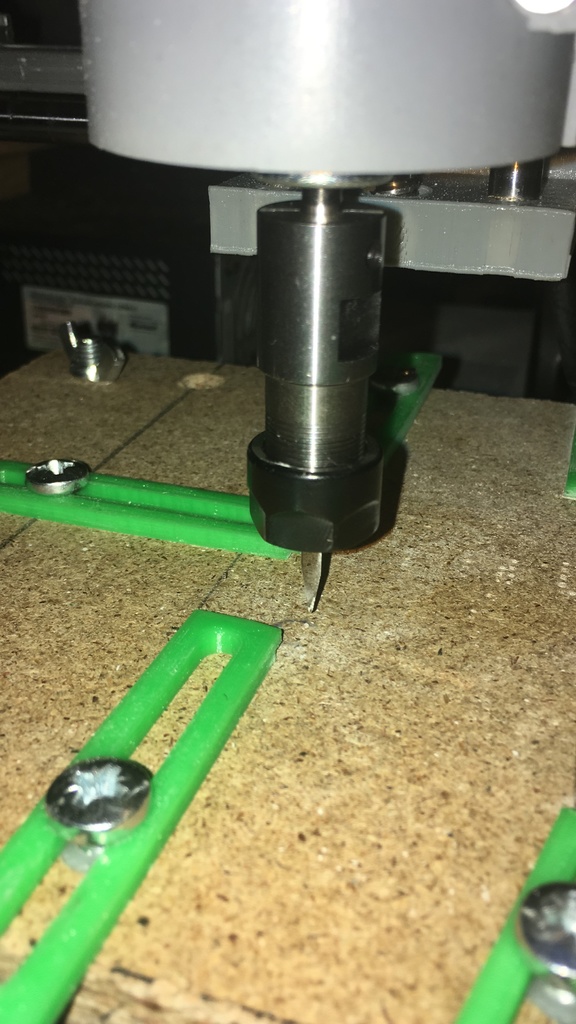 CNC supports for PCB creation