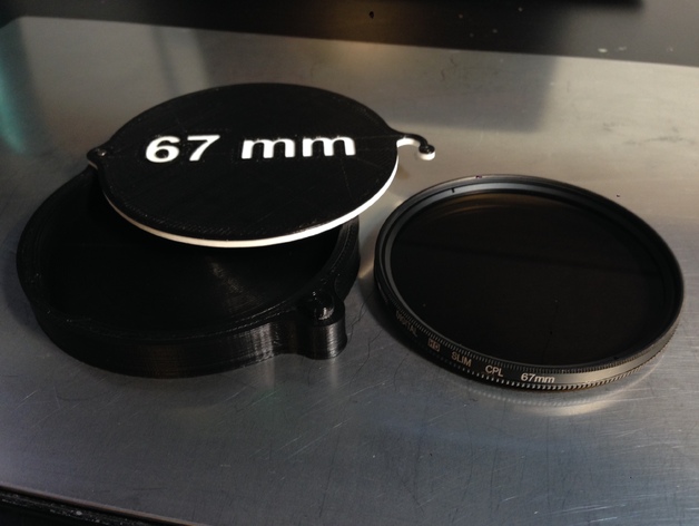 DSLR Lens Filter Case - 67 mm