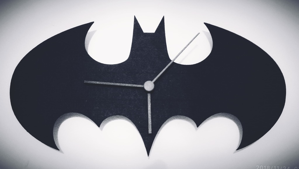 Batman logo Wall Clock Ikea STOMMA