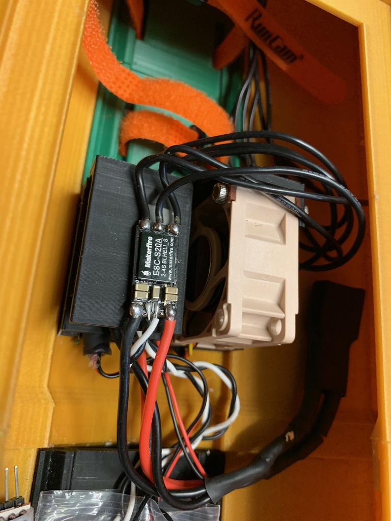 Super Simple RC 3D Printed Speed Boat Battery and Fan ESC Holder