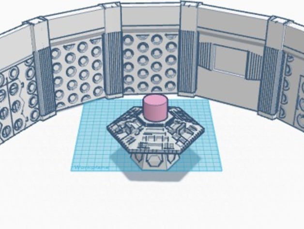 Doctor Who Classic 80s TARDIS Console Room