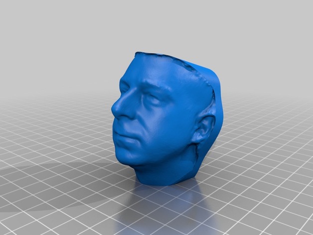Axel's MakerBot 3D Portrait from Dec 9, 2012
