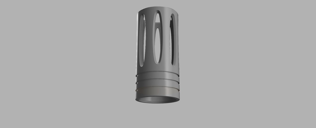 Mündungsfeuerdämpfer für Nerf  mit Worker Mod / muzzle fire damper