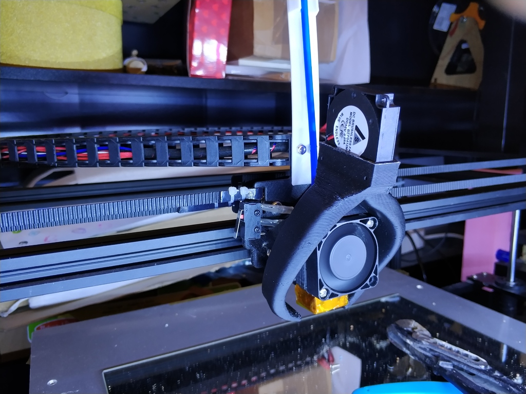 X5S FANG OEM fan duct assembly - easy & sturdy print