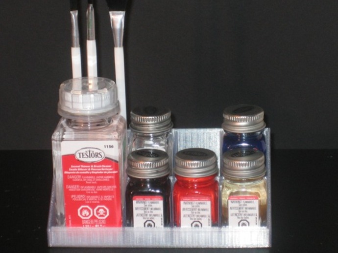 Tray Rack for Testors Paint Bottles