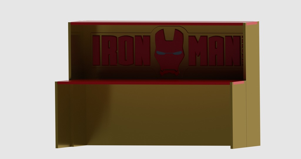 Iron Man collectible display shelf riser
