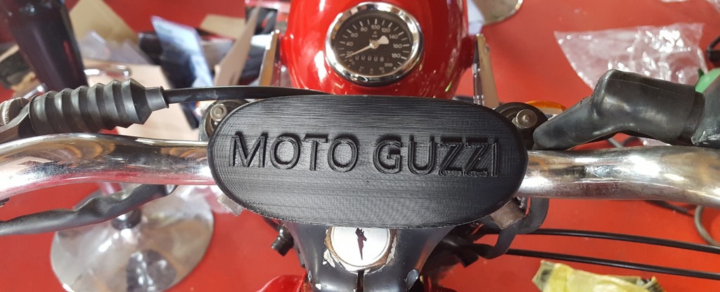Moto Guzzi Motorcycle Handlebar Cover - Abdeckung Lenkerklemme Moto Guzzi