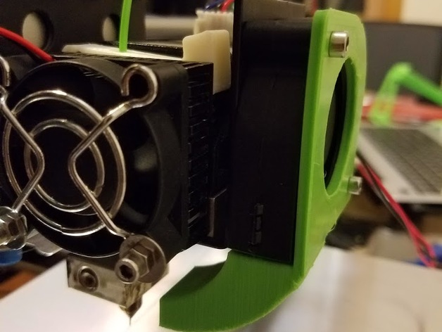 Hictop Prusa I3 extruder airguide