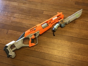Nerf Gun Bayonet Bracket 3D model