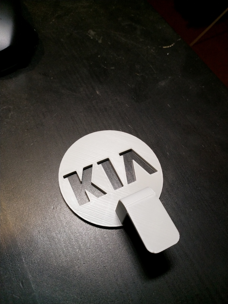 KIA Logo Coffee Stencil