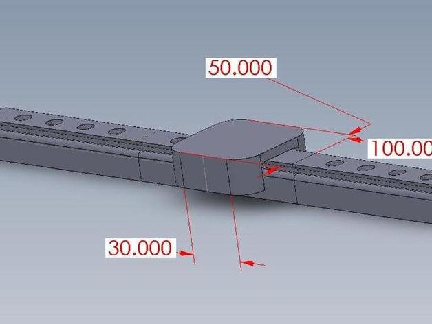 Printable Linear Bearing and Rail System - Draft 1
