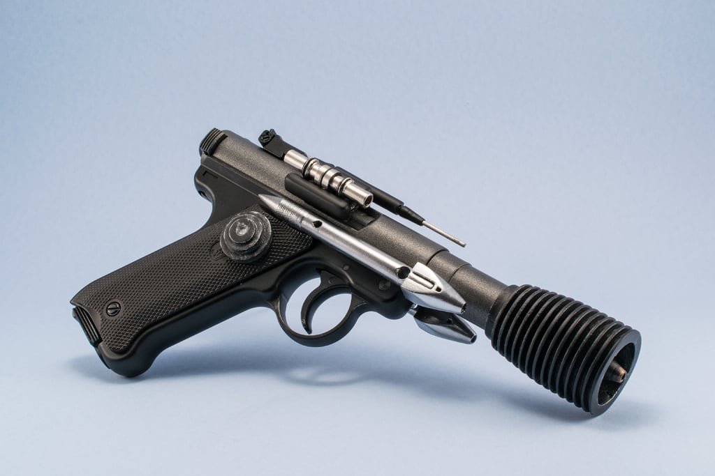 DT-12 Blaster Accessories for a KJ Works MK 1 Airsoft Pistol