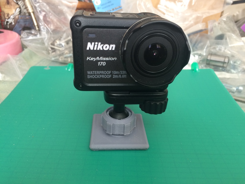 Nikon KeyMission ball socket mount