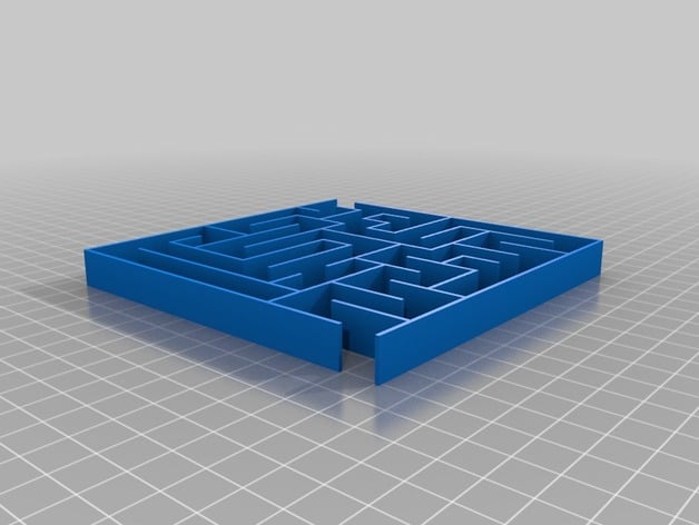 My Customized Random maze generator, pure OpenSCAD