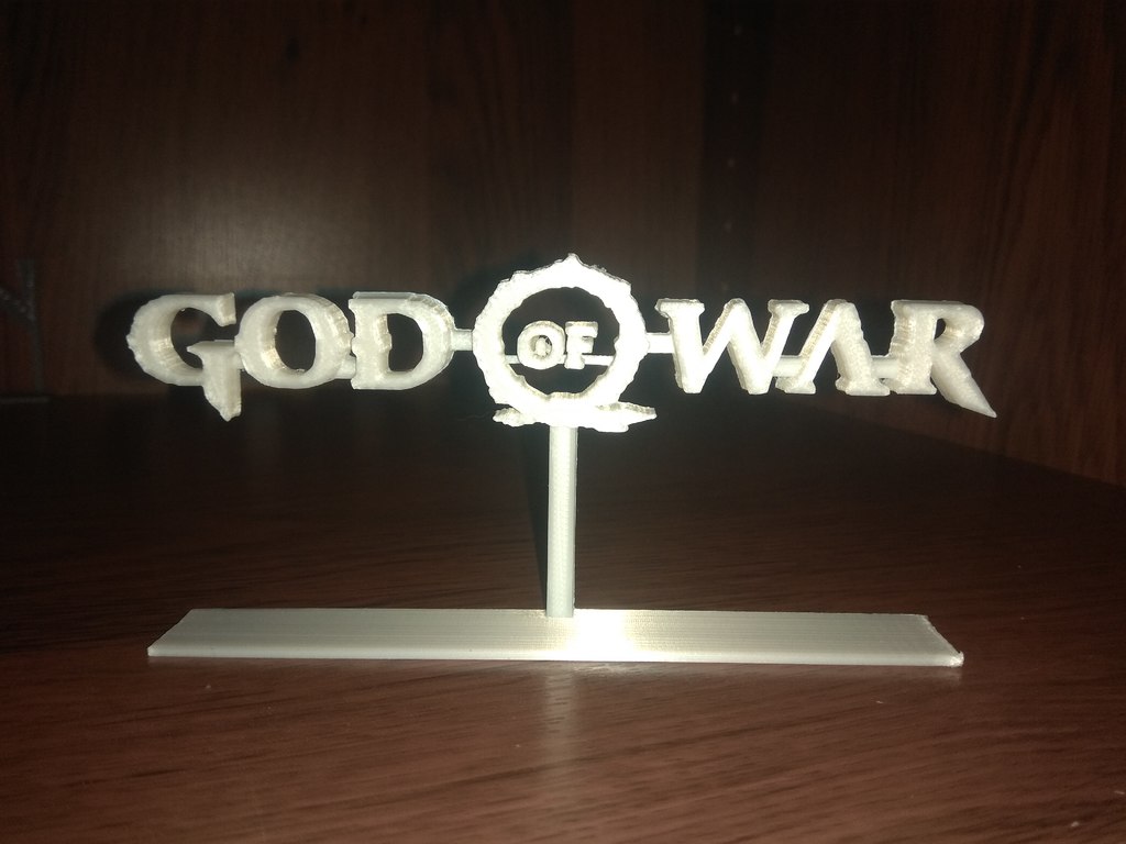 God ofWar Logo con estandarte