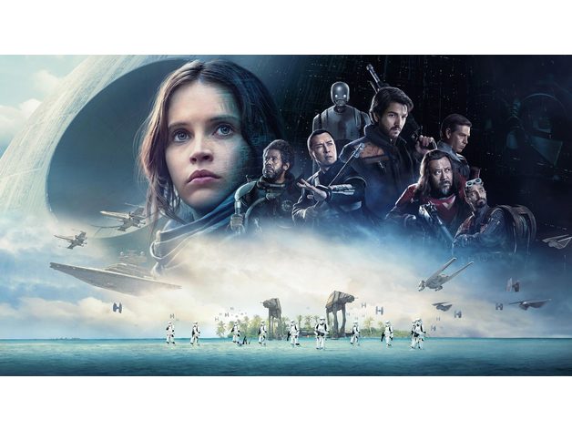 Rogue One Release Poster Lithophane