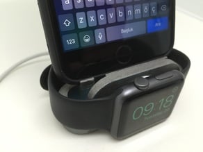 iPhone and Apple Watch holder